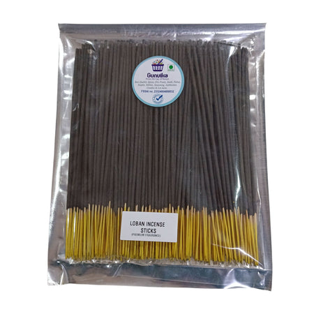 Gunvika Loban Incense Sticks | Long Stick | Black Coloured | Strong Fragrance | Long Burning Time | For Home And Office Use