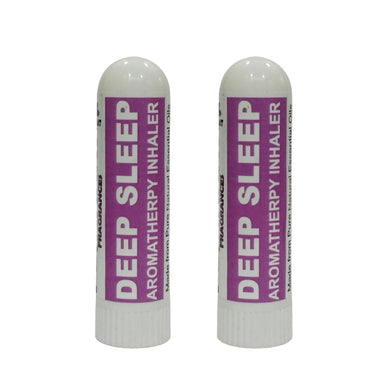 Pujahaat Natural Essential oil based Aromatherapy Nasal Inhalers help in DEEP SLEEP Made with 100% natural, therapeutic grade essential oils to help you achieve peace and inner calm - Set of 2