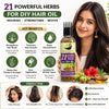 Kunjika Jadibooti 21 Ayurvedic Herbs for Hair Oil | DIY Herbal Hair Oil Kit with Comb Applicator | Natural Hair Growth, Hair Fall Control & Scalp Nourishment | Bhringraj, Amla, Brahmi Blend