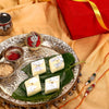 Pujahaat Premium Kaju Katli Candle || Hand Poured || Barfi-Shaped Candles || Candle for Festive Gifting and Home Decoration ||100% Paraffin Wax || Set of 4