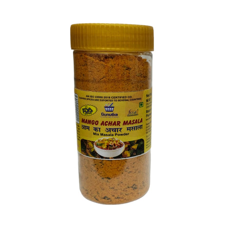 Gunvika Special Aam, Mirch, Nimbu Achaar Masala Premix | Combo of 3 Pickles Mango, Chilli, Lemon Premix | Made from Premium Quality Spices | Zero added Colours | Vegan - 200 gm each