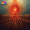 Pujahaat Root Chakra Essential Oil Roll-On Blend |6 ml/0.20 fl oz | Muladhara | Grounding | Aromatherapy Oils for Chakra Balance | Aroma blend for Meditation, Yoga, Reiki