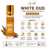 HUNKE Premium Perfume Roll on High Concentration | Attar Ittar Roll on| No Alcohol | Long Lasting Travel Size 8 ML Roll-On, High Projection Fragrance - White Oud