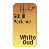 Hunke® Solid Perfume | Alcohol-Free Solid Perfume for Men & Women | Long Lasting Natural Wax Fragrance | Travel Friendly Pocket Perfume | Handmade Luxury - White Oud