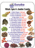 Gunvika Whole Spices Pack of 19 | Sabut Garam masala | Green Cardamom, Ajwain, Black pepper, Cloves, Big Cardamom, Bay Leaves, Kasoori Methi | Methidana, Saunf & More - Ntwt.850 gm