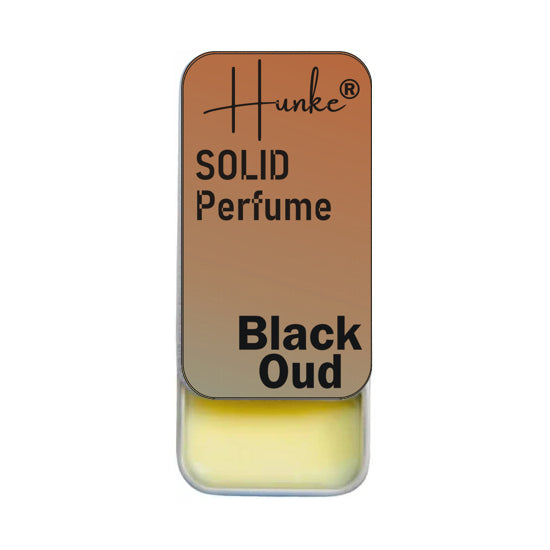 Hunke® Solid Perfume Combo | Alcohol-Free Solid Perfume for Men & Women | Long Lasting Natural Wax Fragrance | Travel Friendly Pocket Perfume | Handmade Luxury - White Oud, Black Oud