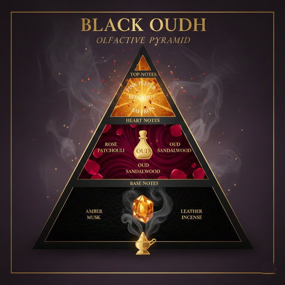 Hunke® Solid Perfume | Alcohol-Free Solid Perfume for Men & Women | Long Lasting Natural Wax Fragrance | Travel Friendly Pocket Perfume | Handmade Luxury - Black Oud