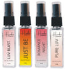 HUNKE EDP Inspired Perfume Set for Men & Women | Set of 4 Premium Long Lasting Fragrances | 8 ml Each | Travel Size Mini Perfume Gift Set | Eau de Parfum Collection - Luv Blast, Pure Love, Romace Night, Just Be