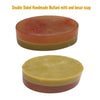 Kunjika Jadibooti Multani mitti and Kesar Double layer Soap | Handmade Natural Bath Bar with Aloe Vera, Vitamin E and Tea tree Essential oil
