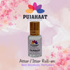 Pujahaat Premium Alcohol-Free Attar | Ittar 6ml, Long-Lasting Travel Size Roll-On, Best Floral Woody Attar Fragrance Oil - Bamboo