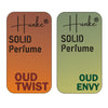 Hunke® Solid Perfume Combo | Alcohol-Free Solid Perfume for Men & Women | Long Lasting Natural Wax Fragrance | Travel Friendly Pocket Perfume | Handmade Luxury - Oud Twist, Oud Envy