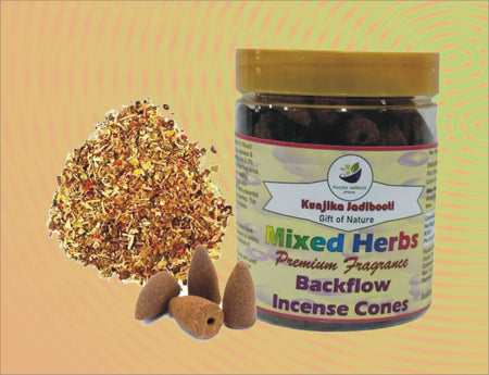 Kunjika Jadibooti Premium Scented Backflow Incense Dhoop /Cone | No Charcoal No Bamboo | for Pooja, Rituals & Special Occassions, Smoke Fountain, Mixed Herbs / Jadibooti's Fragrance - 200 Gms