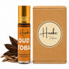 HUNKE Premium Perfume Roll on High Concentration | Attar Ittar Roll on| No Alcohol | Long Lasting Travel Size 8 ML Roll-On, High Projection Fragrance - OUD TOBA