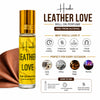 HUNKE Premium Perfume Roll on High Concentration | Attar Ittar Roll on| No Alcohol | Long Lasting Travel Size 8 ML Roll-On, High Projection Fragrance - Leather Love