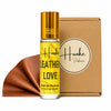 HUNKE Premium Perfume Roll on High Concentration | Attar Ittar Roll on| No Alcohol | Long Lasting Travel Size 8 ML Roll-On, High Projection Fragrance - Leather Love