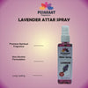 Lavender Attar Spray by Pujahaat | 100ml Non Alcoholic Spray | Religious Mist | Air Freshener, Room Mist, Fabric & Linen Spray | Perfect for Prayer mats, beds, sofas, curtains