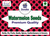 Gunvika Watermelon Seeds - High in Protein Seeds | Raw Watermelon Seeds for Eating | Tarbooz Magaj Seeds | Non - GMO | Raw seeds | Nutrients Rich | Source of Antioxidants