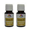 Pujahaat Sandalwood  (Chandan) Aroma Oil for Aromatherapy oils, Oil for diffusers, Humidifier oils, Oil Burners, Spa and Air Purifier 10ml Each, Sandalwood - Set of 2 (2 x 10 ml)