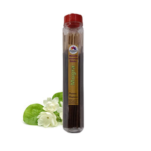 Pujahaat Premium Sandalwood, Rose, Mogra, Loban, Guggal, Hawan Samagri, Camphor (Kapoor), Musk(Kasturi) Scented Incense Stick Masala Agarbatti | No Charcoal Incense Sticks, Agarbathi, 0% Sulphates 8 Fine Fragrance - 800 gm (8 x 100 GMS)