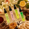 HUNKE EDP Inspired Perfume Set for Men & Women | Set of 4 Premium Long Lasting Fragrances | 8 ml Each | Travel Size Mini Perfume Gift Set | Eau de Parfum Collection - Divine Lotus, Kesar Chandan, Valley Of Lily, Flora