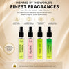 HUNKE EDP Inspired Perfume Set for Men & Women | Set of 4 Premium Long Lasting Fragrances | 8 ml Each | Travel Size Mini Perfume Gift Set | Eau de Parfum Collection - Divine Lotus, Kesar Chandan, Valley Of Lily, Flora