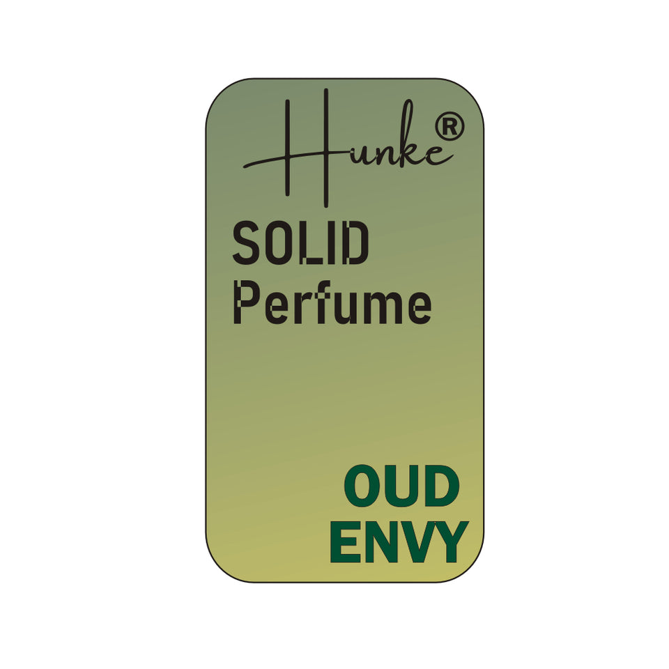 Hunke® Solid Perfume Combo | Alcohol-Free Solid Perfume for Men & Women | Long Lasting Natural Wax Fragrance | Travel Friendly Pocket Perfume | Handmade Luxury - Oud Twist, Oud Envy