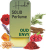 Hunke® Solid Perfume | Alcohol-Free Solid Perfume for Men & Women | Long Lasting Natural Wax Fragrance | Travel Friendly Pocket Perfume | Handmade Luxury - Oud Envy