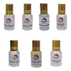 Pujahaat Premium Alcohol-Free Attar Gift Pack Of 7 Floral Attar Combo Ittar Perfume Shyam Darbar, Attar Phool, Kachha Bela, Marigold, Kewda, Chameli, Rajnigandha (In Roll on Bottle) 21 ml (7 x 3ml) Combo-7