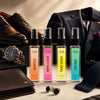 HUNKE EDP Inspired Perfume Set for Men & Women | Set of 4 Premium Long Lasting Fragrances | 8 ml Each | Travel Size Mini Perfume Gift Set | Eau de Parfum Collection - Gentle, Men Love, Tam Dam, Divine