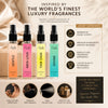 HUNKE EDP Inspired Perfume Set for Men & Women | Set of 4 Premium Long Lasting Fragrances | 8 ml Each | Travel Size Mini Perfume Gift Set | Eau de Parfum Collection - Gentle, Men Love, Tam Dam, Divine