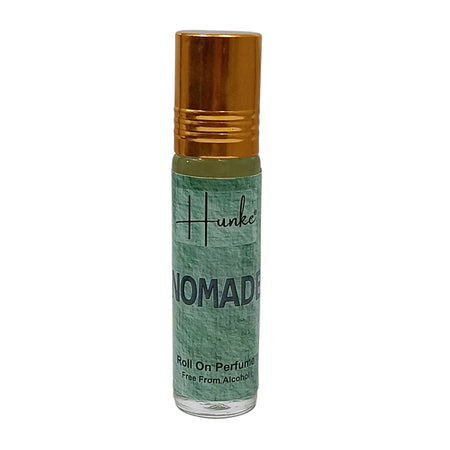 HUNKE Premium Perfume Roll on High Concentration | Attar Ittar Roll on| No Alcohol | Long Lasting Travel Size 8 ML Roll-On, High Projection Fragrance - Nomade