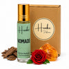 HUNKE Premium Perfume Roll on High Concentration | Attar Ittar Roll on| No Alcohol | Long Lasting Travel Size 8 ML Roll-On, High Projection Fragrance - Nomade