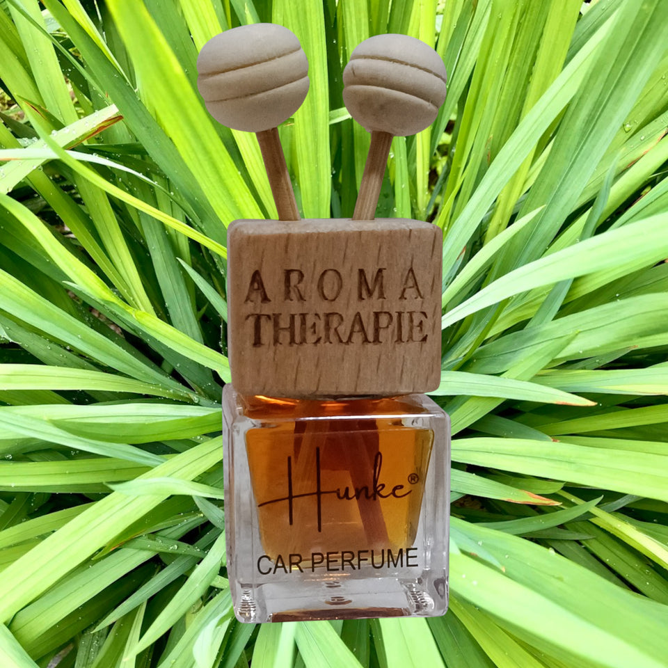 Hunke® Long Lasting Car Perfume | AC Vent Clip Car Air Freshener | Premium Fragrance | Odour Eliminator | With Reed Sticks| Easy to Fix |Car interior - Last up to 45 days - Lemongrass