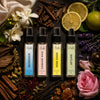 HUNKE EDP Inspired Perfume Set for Men & Women | Set of 4 Premium Long Lasting Fragrances | 8 ml Each | Travel Size Mini Perfume Gift Set | Eau de Parfum Collection - Afgan, Nomade, Ombre Raw, Tam Dam