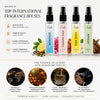 HUNKE EDP Inspired Perfume Set for Men & Women | Set of 4 Premium Long Lasting Fragrances | 8 ml Each | Travel Size Mini Perfume Gift Set | Eau de Parfum Collection - Afgan, Nomade, Ombre Raw, Tam Dam