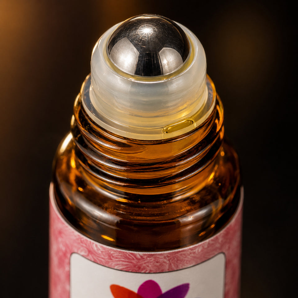Pujahaat Courage Aromatherapy Roll-on | Blend of pure & natural Essential Oils | To assist Overcoming Fear | Crafted by Certified Aromatherapists 10ml/0.33 fl oz (Courage Roll-on, Pack of 1)