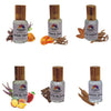 Pujahaat Premium Alcohol-Free Attar Gift Pack Of 6 Oudh Attar Combo Ittar Perfume Oud Twist, Black Oud, Amber Oud, Oud Tobbaco, White Oud, Oud al Grham (In Roll on Bottle) 18 ml (6 x 3ml) Combo-8