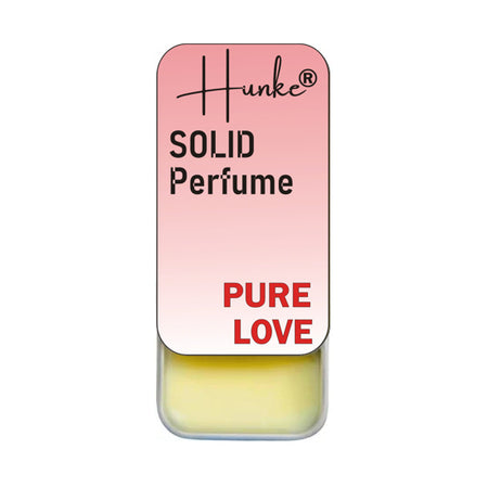 Hunke® Solid Perfume | Alcohol-Free Solid Perfume for Men & Women | Long Lasting Natural Wax Fragrance | Travel Friendly Pocket Perfume | Handmade Luxury - Pure Love