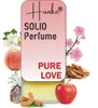 Hunke® Solid Perfume | Alcohol-Free Solid Perfume for Men & Women | Long Lasting Natural Wax Fragrance | Travel Friendly Pocket Perfume | Handmade Luxury - Pure Love