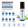 Pujahaat Creativity Aromatherapy Roll-on | Blend of pure & natural Essential Oils | Helps in focusing on reducing over thinking and creative blocks | Crafted by Certified Aromatherapists 10ml/0.33 fl oz - Creativity Roll-on