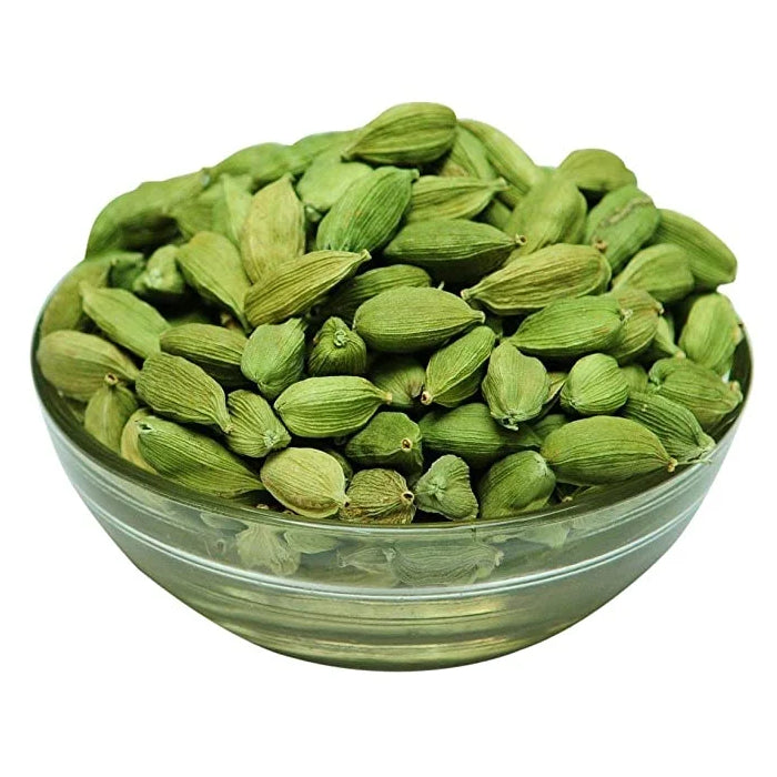 Gunvika Whole Green Cardamom (Elaichi) Hari Elaichi | Fresh and Fragrant | 100% Natural No Artificial Colours or Preservatives