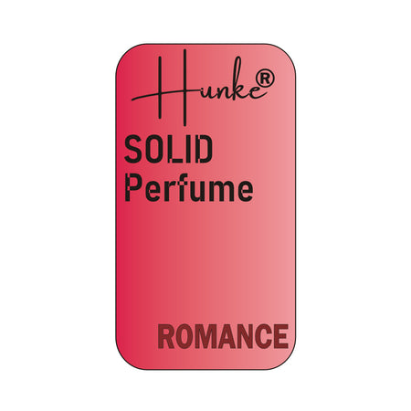 Hunke® Solid Perfume | Alcohol-Free Solid Perfume for Men & Women | Long Lasting Natural Wax Fragrance | Travel Friendly Pocket Perfume | Handmade Luxury - Romance
