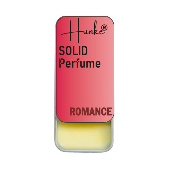 Hunke® Solid Perfume | Alcohol-Free Solid Perfume for Men & Women | Long Lasting Natural Wax Fragrance | Travel Friendly Pocket Perfume | Handmade Luxury - Romance