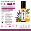 Pujahaat Be Calm Aromatherapy Roll-on | Blend of pure & natural Essential Oils | Clarity | Calms Down Nerves | Crafted by Certified Aromatherapists 10ml/0.33 fl oz - Be Calm Roll-on