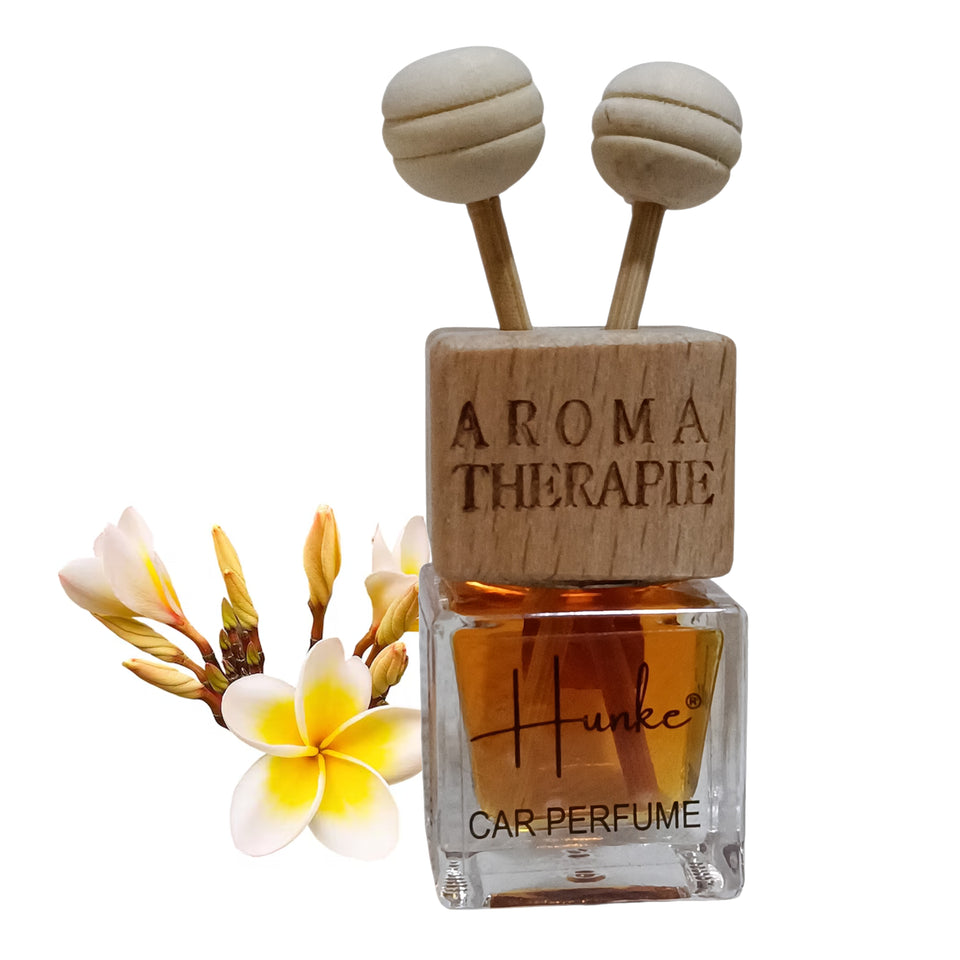 Hunke® Long Lasting Car Perfume | AC Vent Clip Car Air Freshener | Premium Fragrance | Odour Eliminator | With Reed Sticks| Easy to Fix |Car interior - Last up to 45 days - Champa