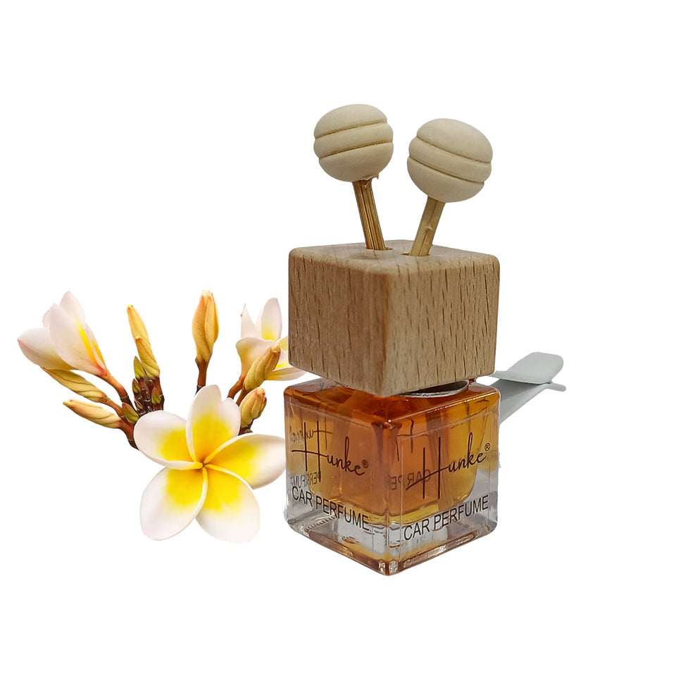 Hunke® Long Lasting Car Perfume | AC Vent Clip Car Air Freshener | Premium Fragrance | Odour Eliminator | With Reed Sticks| Easy to Fix |Car interior - Last up to 45 days - Champa