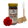 Pujahaat Rose (Gulab) Premium Scented Incense Stick | Dry Dhoop Stick | No Charcoal, Bambooless | Dhoop Batti 4 inches with free Holder - Rose (Gulab) Fragrance