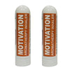 Pujahaat Natural Essential oil based Aromatherapy Nasal Inhaler Stick MOTIVATION, Made with 100% natural, therapeutic grade essential oils - Set of 2