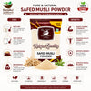 Kunjika Jadibooti Safed Musli Powder | Natural White Musli | Swet Musli | Chlorophytum Borivilianum Powder (100 g)