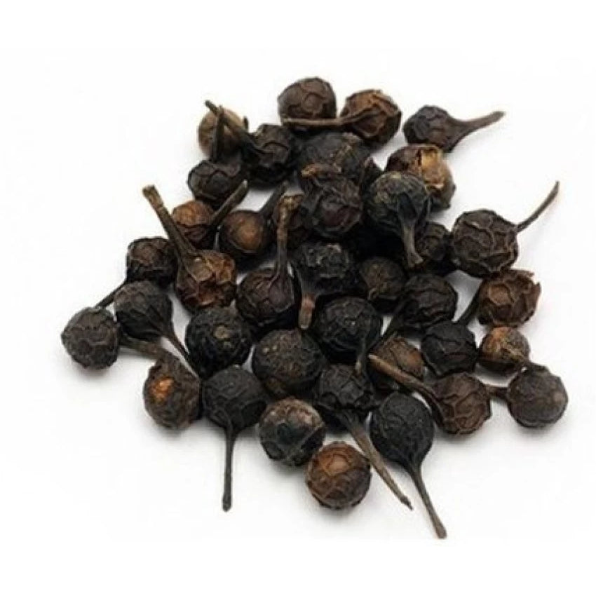 Kunjika Jadibooti Shital Chini - Kabab Chini - Piper Cubeba Linn - Cubeb Berries (50 g)
